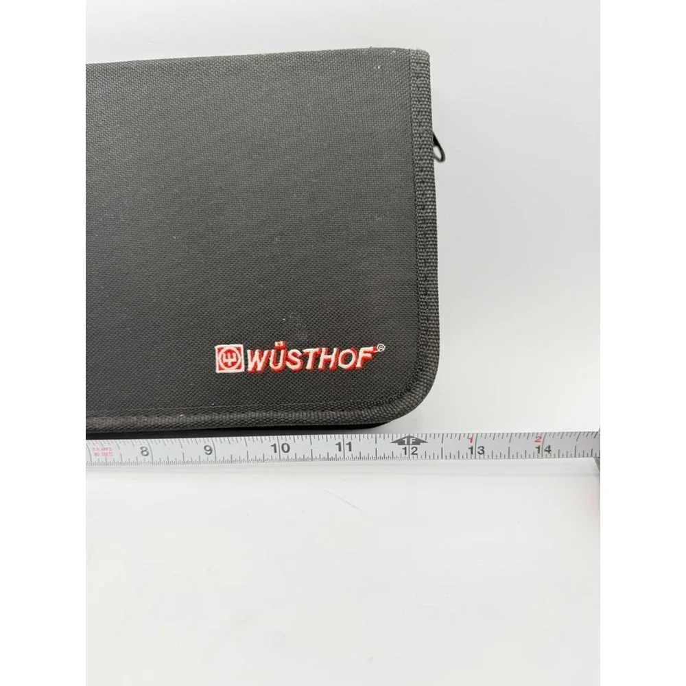 Wusthof Black Knife Storage Traveler Case Cordura Canvas zippered 12.5